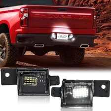 LED License Plate Light Compatible with Chevy Silverado GMC Sierra 1500 2500HD 3