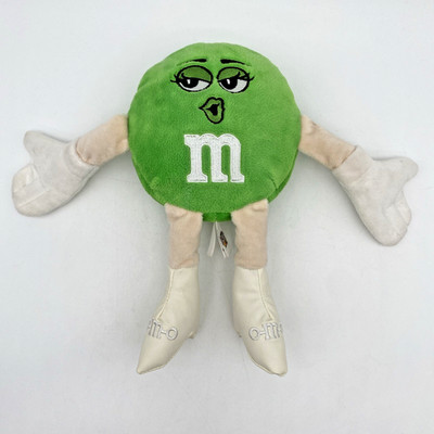 Official Licensed M&M Green Plush Doll Flirty Girl Logo Go-Go Boots Promotion