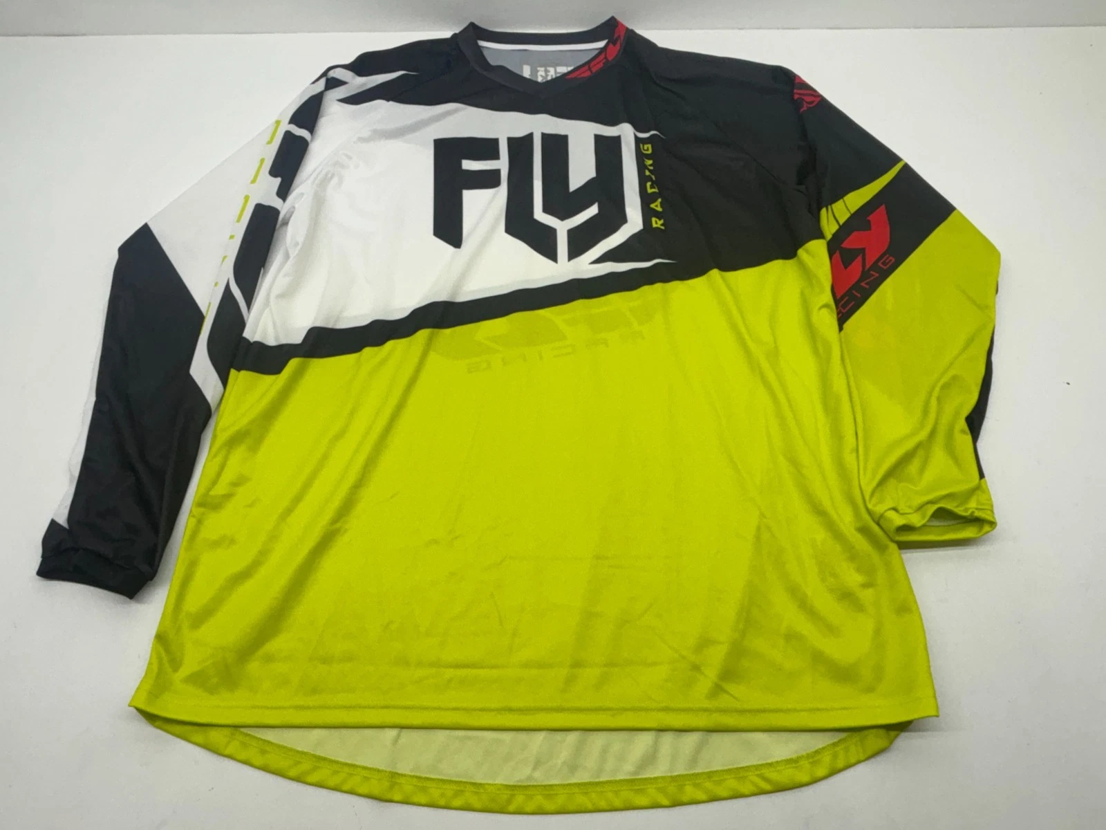 New Fly Racing F16 Motocross Jersey Men's XXL Yellow Black Off-Road Dirt Bike