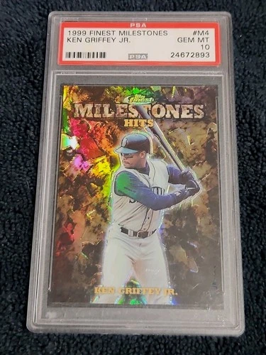1999 Topps Finest Ken Griffey Jr. Refractor 2414/3000 PSA 10 LOW POP 54 VHTF