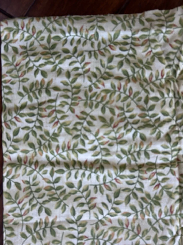 Signature Classics Cotton Fabric 44x72" "Green Leaves Turning During Fall" - Image 2 of 4