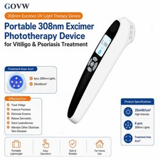 Targeted 308nm UVB Phototherapy Light Excimer Lamp Skin Care Home Use Device LCD