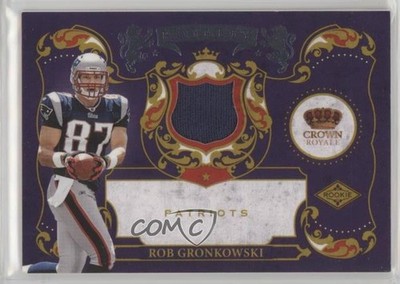 2010 Panini Crown Royale Rookie Royalty Materials /299 Rob Gronkowski #13 RC 1j2