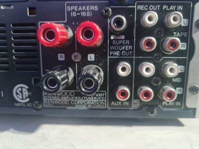 Kenwood Rd-vh7 Cd/Tuner/Amplifier X-VH7 Cassette Deck Read