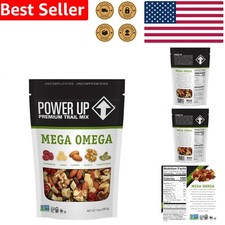 Mega Omega Trail Mix Pouch 14oz - Heart Healthy, Plant Based, No Preservatives 20.57 per gallon