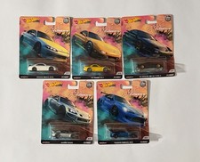 Hot Wheels 2019 Premium Car Culture Street Tuners Complete Set of 5 Cars Sealed