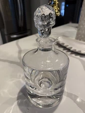 Crystal Skull Whiskey Decanter