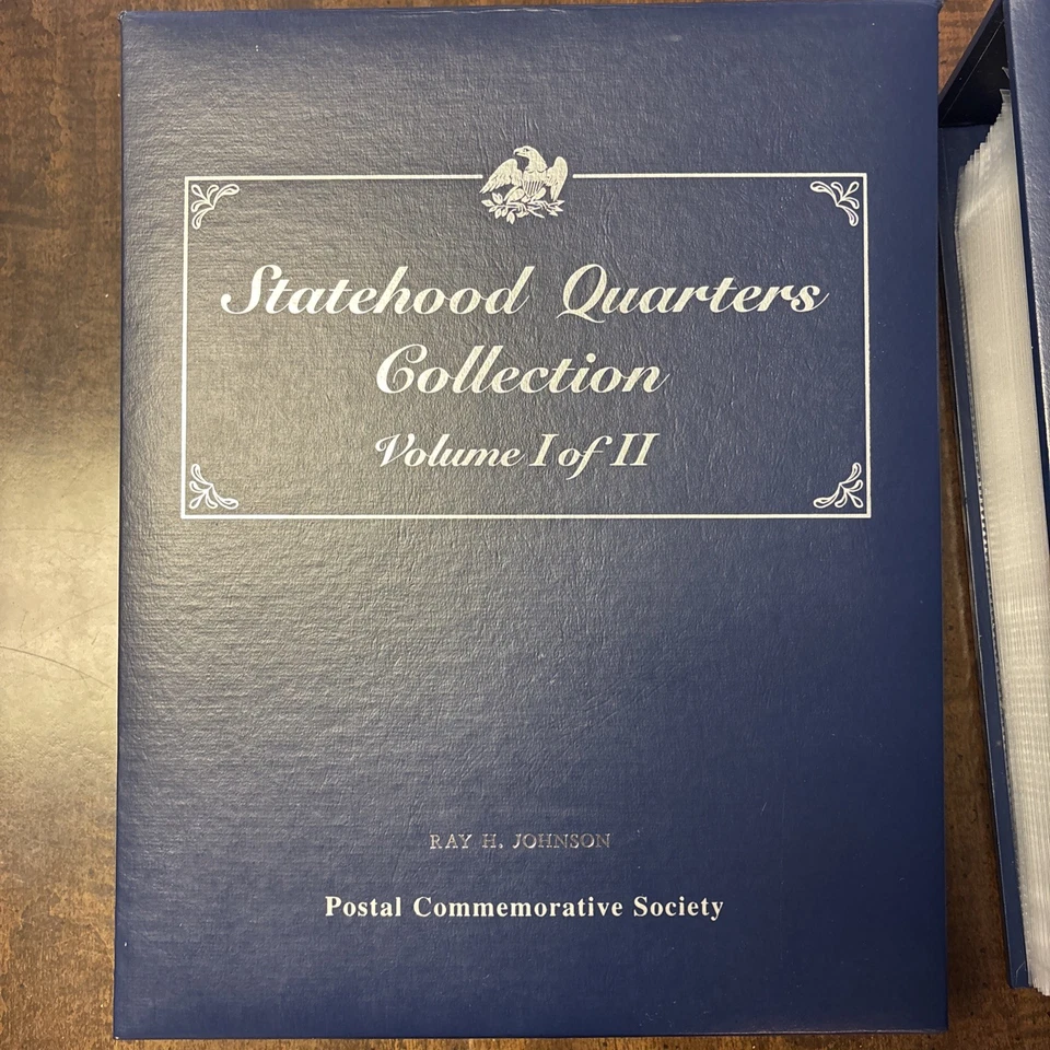 PCS Statehood 50 State Quarter With Stamps Collection Vol I & II Complete Set - Image 2 of 4