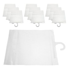 25 Pcs Transparent Hanging Storage Bag Door Hanger Bags Dress for Clothes