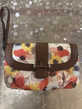 CHAPS EARTHY  Colored Wristlet CLASSY, VINTAGE , STURDY HARDWARE,WATER RESISTANT