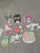 Sanrio Hello Kitty Keroppi Die Cut Mobile Wall Hanging Card Stock String HTF Lot