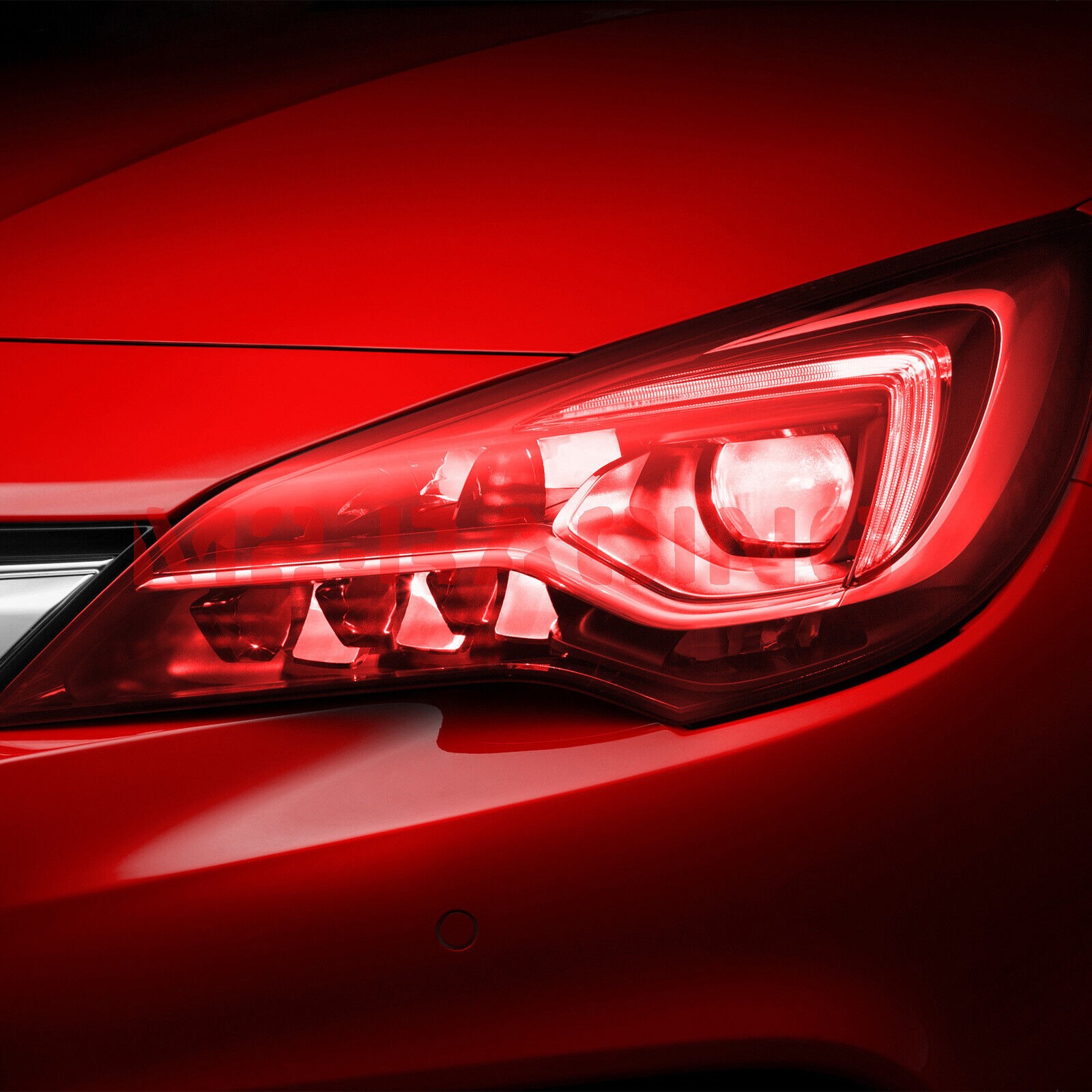 NEW Gloss Red For Car and motorcycle Headlight Tail Lights Fog Lights Vinyl Film