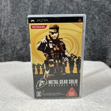 Metal Gear Solid Portable Ops Playstation PSP Japanese Video Game Complete CIB