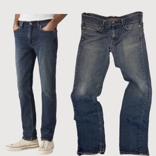 Levi's 511 Slim Fit Stretch Jeans Dark Blue Tinted Wash Size 36x36