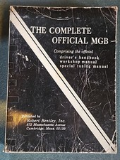 The Complete Official Mgb Handbook Manual And Tuning Bentley 1967