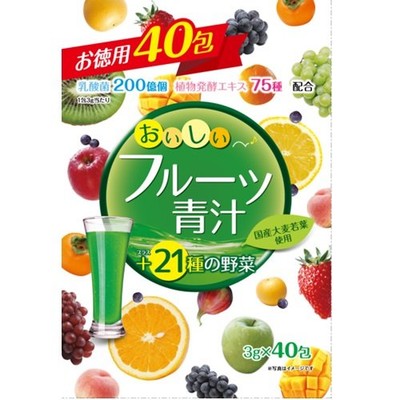 Yuwa Delicious Fruit Green Juice 40 Päckchen