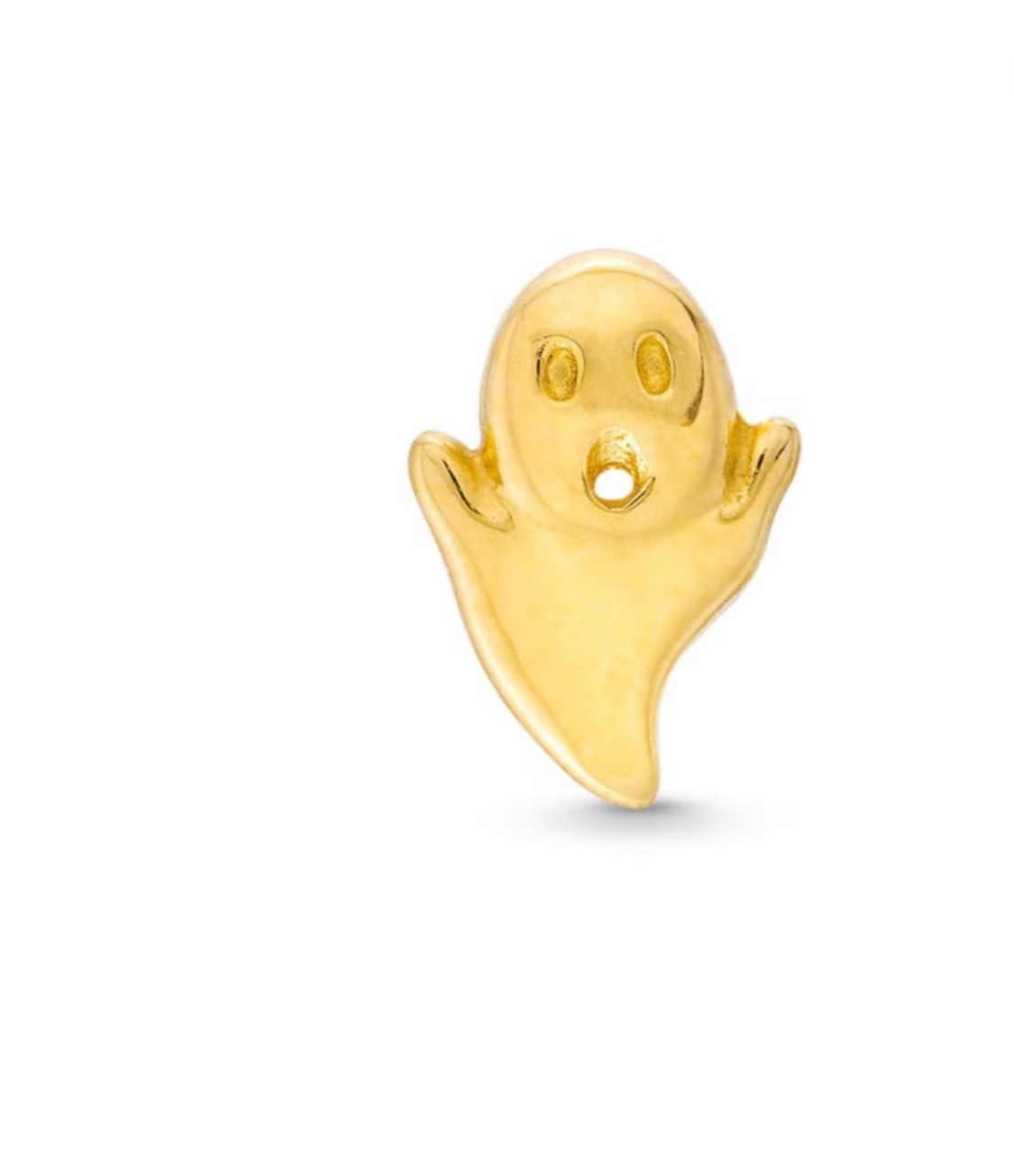 Ghost Halloween Single Threaded Flat Back Earring… - image 2