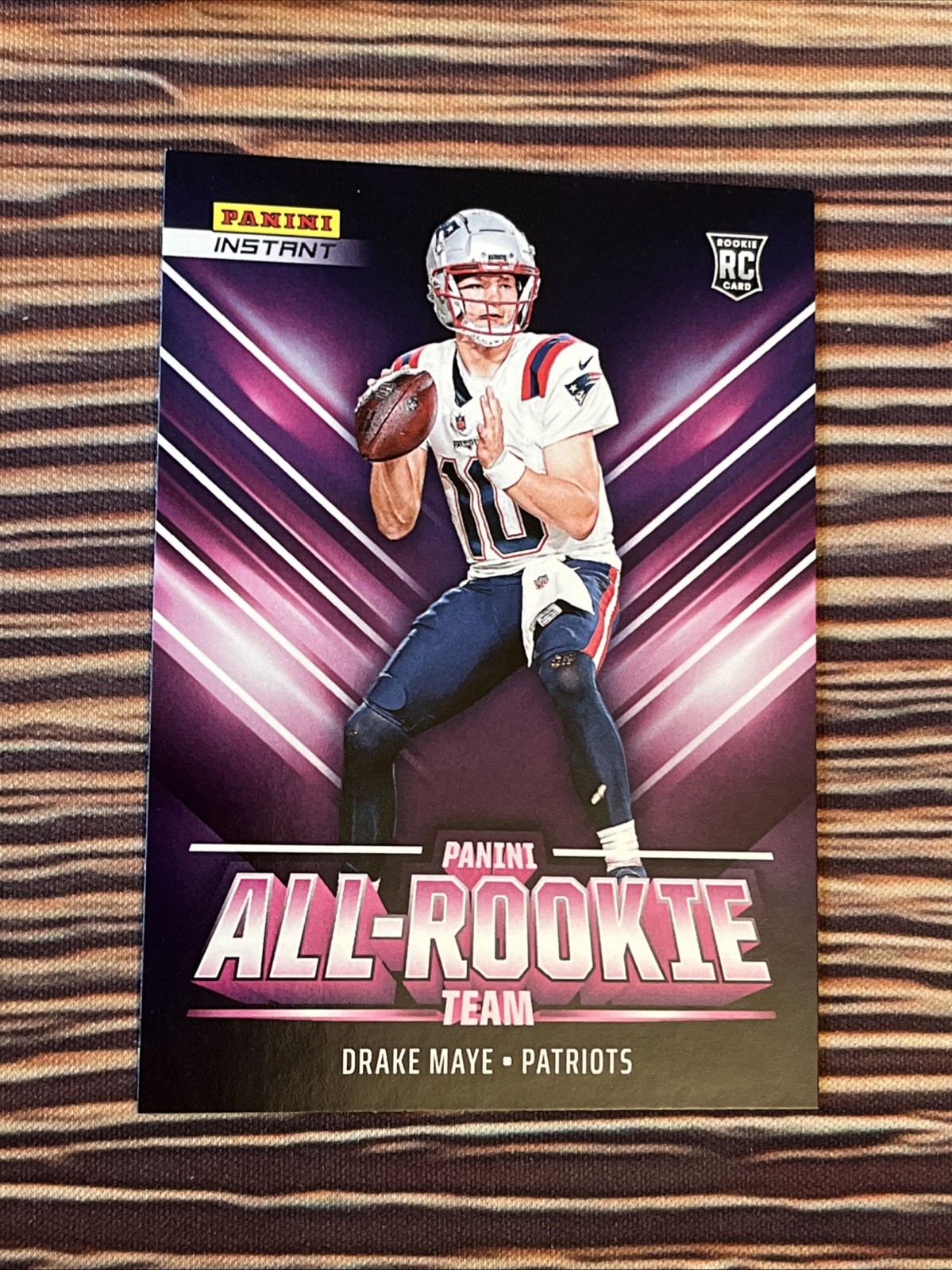 Drake Maye Panini Instant NFL All-Rookie Team #PART4 Base