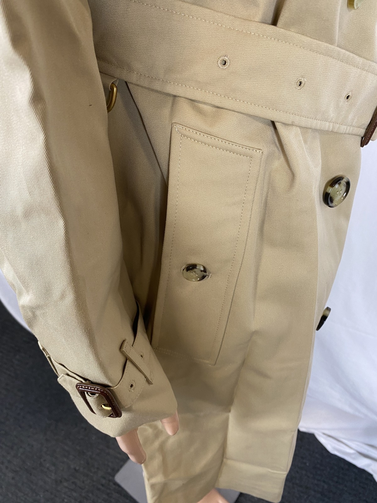 Burberry Womens Long Kensington Heritage Trench Coat Size 6 Beige thumbnail 20