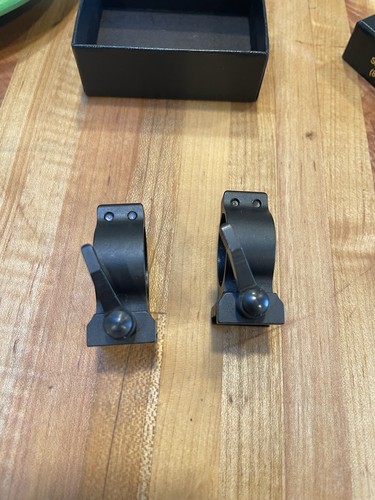 Talley 1” QD Lever Rings Medium Steel For Talley Bases In Box
