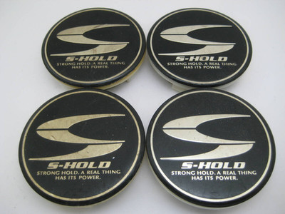 BADX S-HOLD Radnabenkappen 4er Set 60mm JDM Custom Felgen Ersatz Gebraucht
