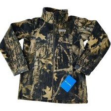 Columbia Boys Fleece Jacket Zing III Timberwolf Printed Size Youth XL Enfant TG