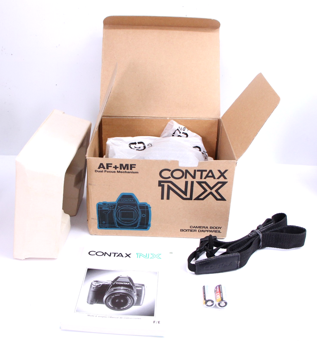 Contax NX AF Film Camera SLR Body N Mount 35mm Kyocera Box Works