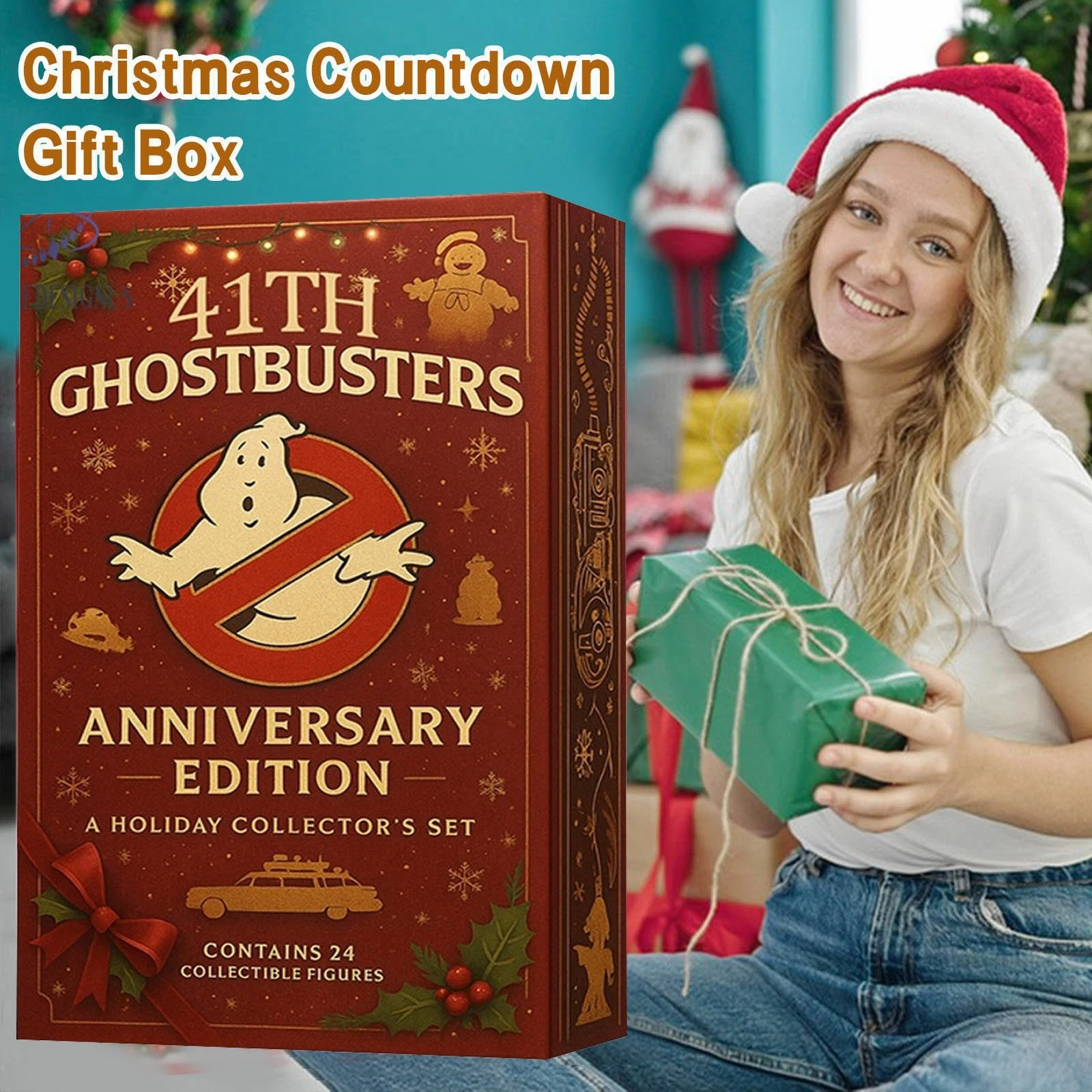 Ghostbusters 41St Anniversary 2025 Advent Calendar 2D Acrylic for Christmas Tree