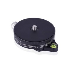 Camera Panoramic Panning Base with Arca Swiss Style Plate, 3/8" Screw Aluminu...