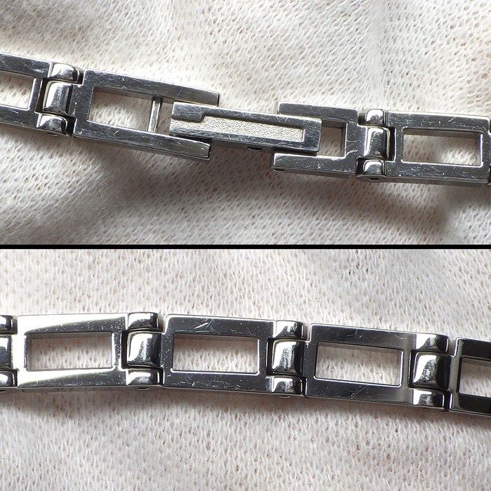 Gucci 3900L Rectangular Bangle Watch Pave Diamond… - image 7