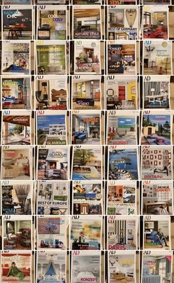 AD Architectural Digest Magazine 60 Stück  aus den Jahren 2003-2010