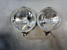 Universal Chrome Driving Fog Lights Pair 12v 100w Reproduction New