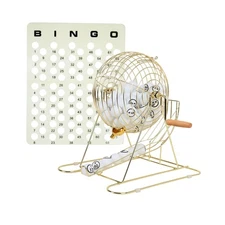 GSE Games & Sports Expert Professional Bingo Game Set with X-Large Cage, 1.5"...