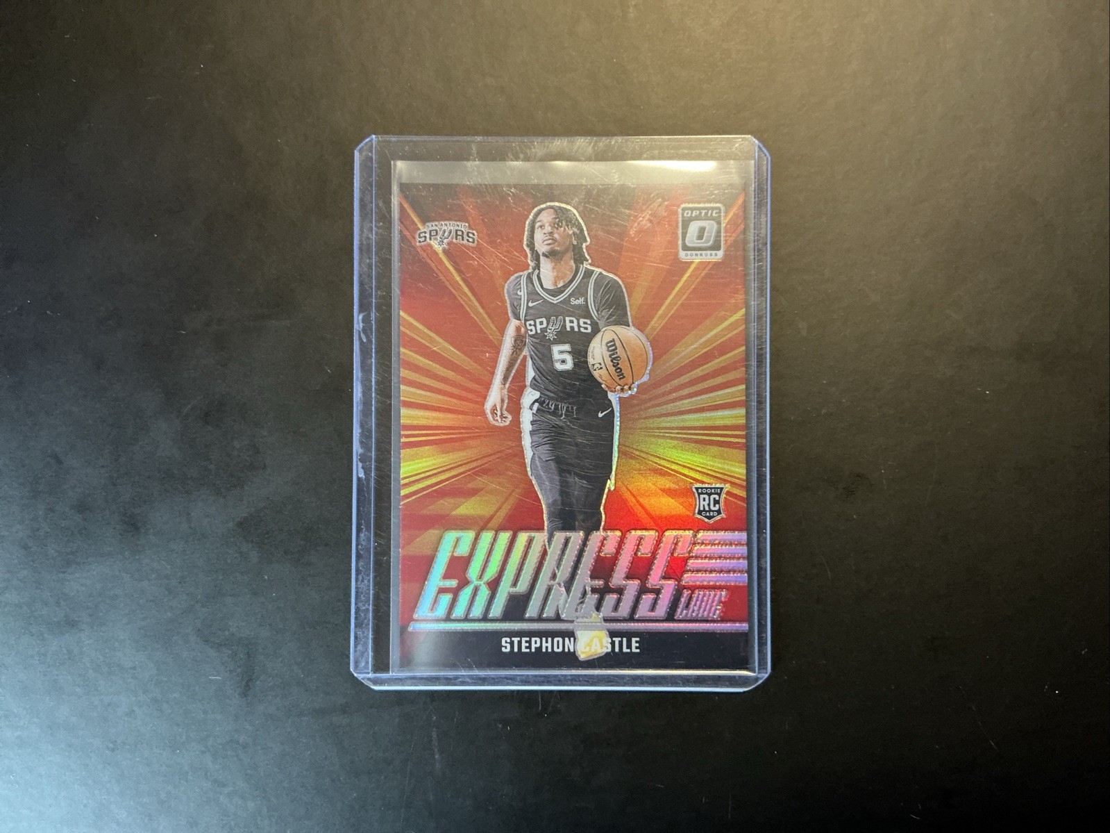 2024-25 Panini Donruss Optic - Express Lane Stephon Castle #1 Holo Prizm (RC)