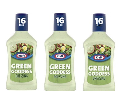 Kraft Green Goddess Dressing 16 oz (pack of 3)