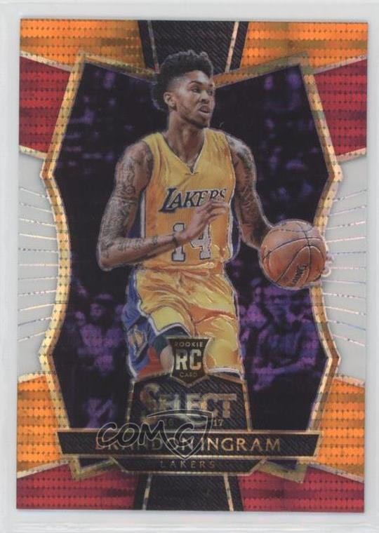 2016-17 Panini Select Premier Level Tri-Color Prizm Brandon Ingram #101 00bm