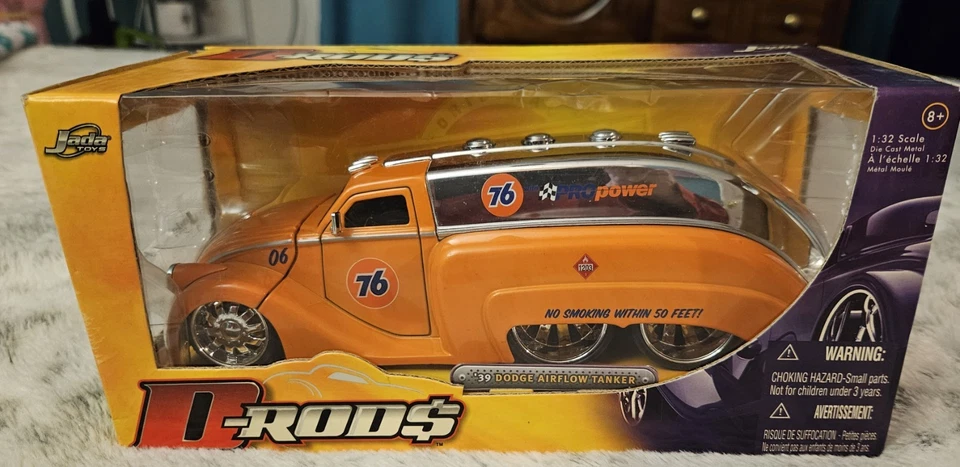 1/24 JADA D-RODS 1939 DODGE 'UNION 76' AIRFLOW 6 WHEEL TANKER-FULL OPENING - Image 3 of 4