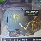 Myles GarrettSlate Collection NFL Mini Helmet Signed Beckett Witnessed