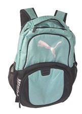 Puma Contender Backpack Aqua Black School Travel Sports 18x12x6"