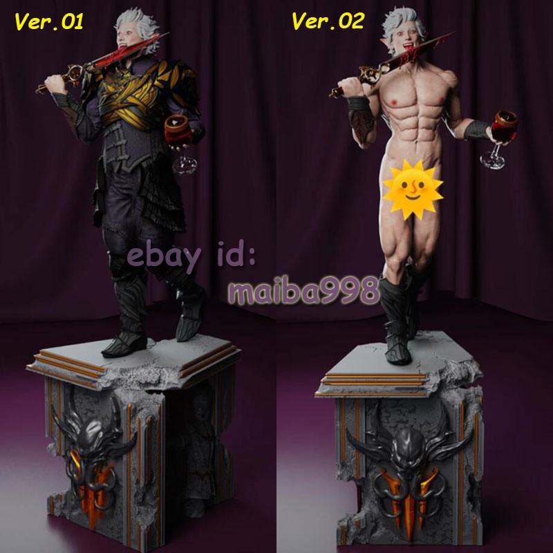 Kit de modelo de figura de garaje con impresión 3D Astarion Ancunin sin pintar sin montar GK