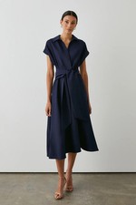 Principles Navy Shirt Dress Womens Workwear Dresses