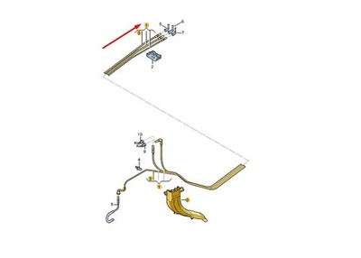 SEAT TARRACO KN2 Fuel Lines Set 5QF200059DP NEW GENUINE