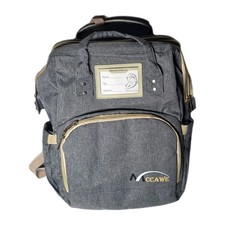 Diaper Bag Backpack Multifunctional Baby Changing Bag With Foldable Crib More