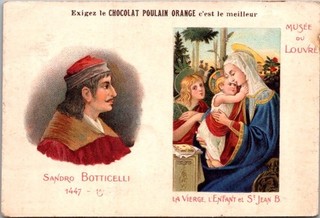 86036 Chromo Chocolat Poulain Orange Sandro Botticelli