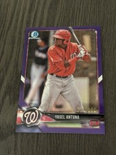 2018 Bowman Chrome Prospects Purple Refractor /250 #BCP173 YASEL ANTUNA Card