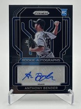 Anthony Bender 2022 Panini Prizm Rookie RC Auto ( Marlins )