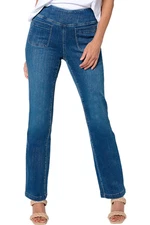 Belle by Kim Gravel TripleLuxe Denim Baby Boot Cut Jean Rinse Wash