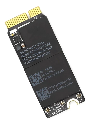 WiFi Bluetooth AirPort Card 607-9689 for MacBook Pro A1425 A1398 2012 Early 2013