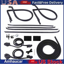 For Pontiac Firebird 1970-1981 Rightleft Rubber Door Weatherstrips 801002277