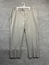 Michael Kors Dress Pants Men 44x30 Gray Chino Flat Front